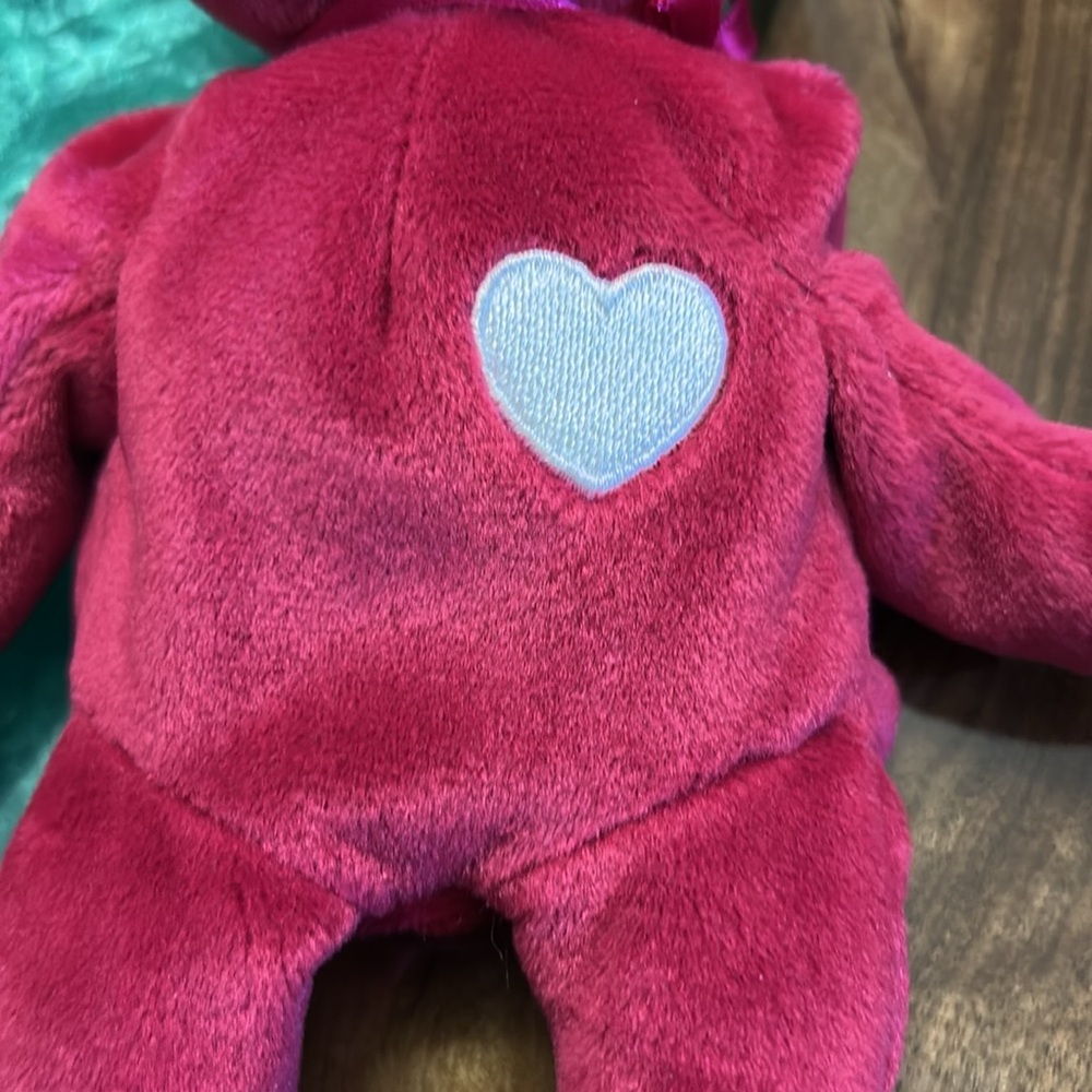 TY Beanie Baby Valentina Bear Valentine Day Heart Teddy 9”, Excellent Condition - Picture 7 of 7